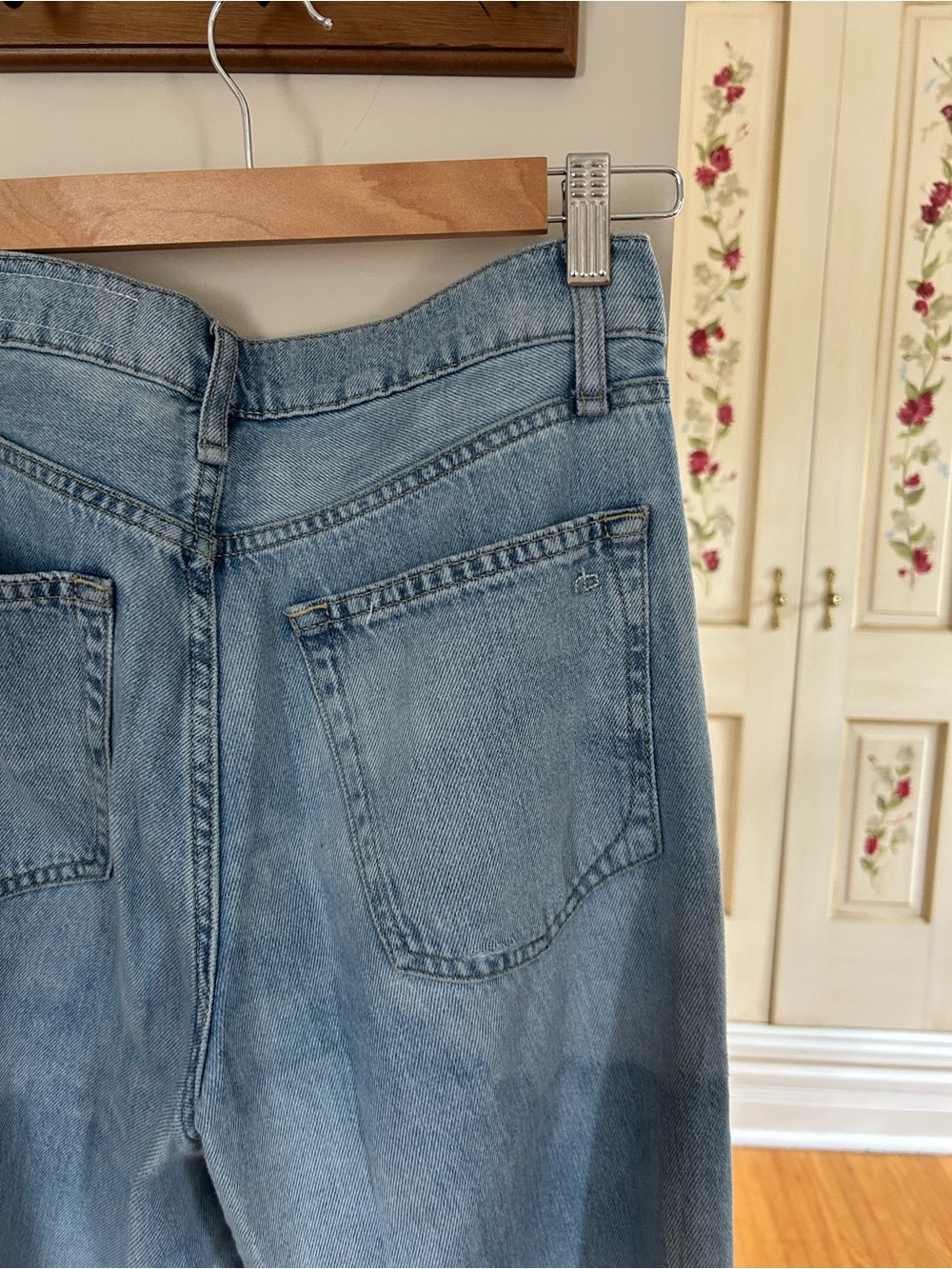 Rag & Bone featherweight Annie cropped wide leg jeans - Picture 6 of 7